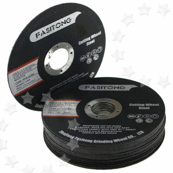 Set of 20 Angle Grinder Cutting Discs 115mm X 1mm Thin Metal Stone