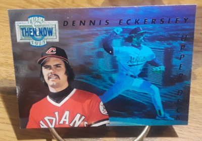 Dennis Eckersley Insert Card 1993 Upper Deck ''Then & Now'' #TN10