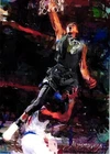 Giannis Antetokounmpo Artist Signed Limited Edition Basketball Card 45 of 50