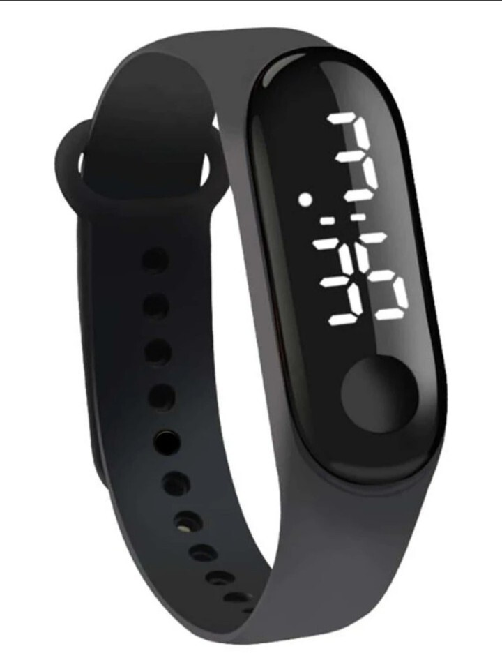 FitPro Smart Watch Men/Women Fitness Tracker Sport Watch Band In Black