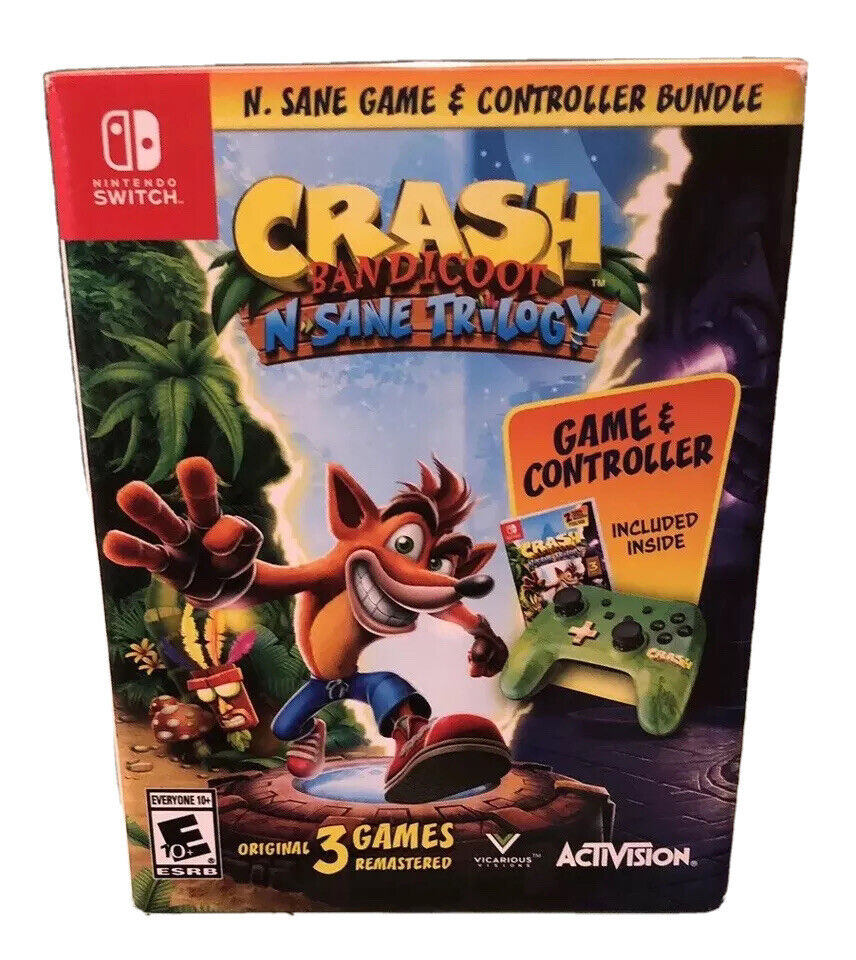 Jogo Crash Bandicoot N. Sane Trilogy Activision Nintendo Switch em Promoção  é no Bondfaro