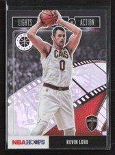 2019-20 Hoops #16 Kevin Love Lights Camera Action Holo Cleveland Cavaliers (X)
