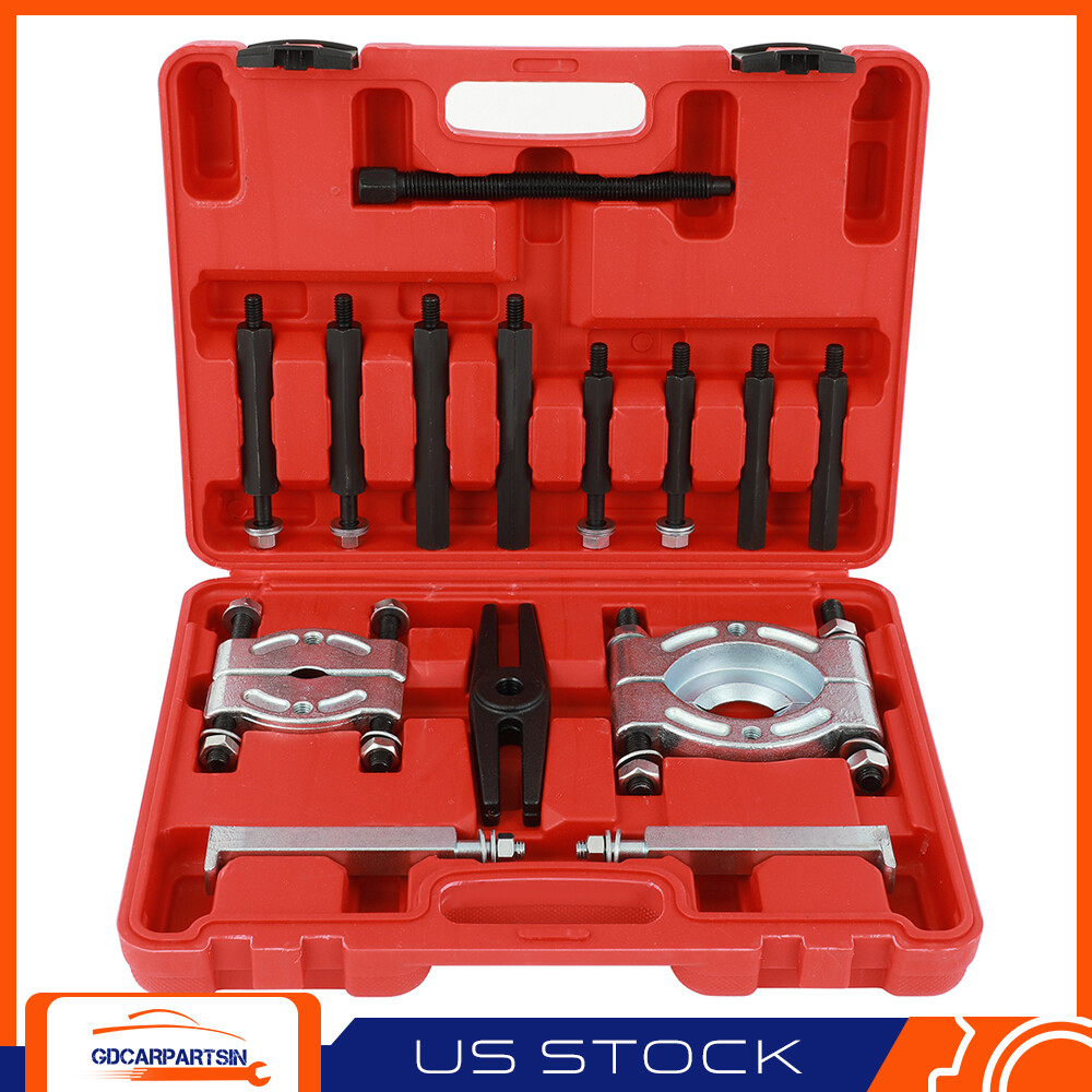 5 Ton Capacity Heavy Duty Bearing Splitter Tool Kit 14-Piece Set Heavy-Duty Kit