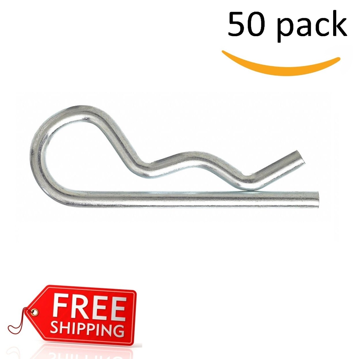 (50) Retainer Cotter Pins 1/16" x 15/16" SS WWGBPS222 Bridge Hitch