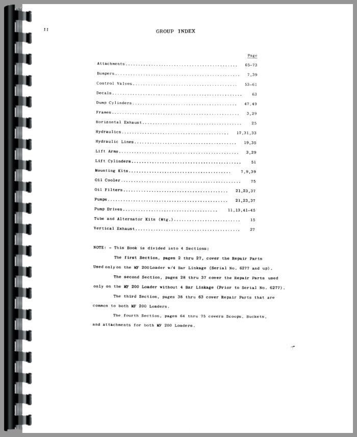 International Harvester TD18A Crawler Bulldozer Parts Manual