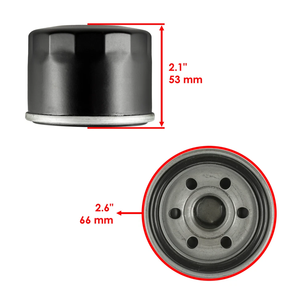 Paquete de 3 filtros de aceite para Yamaha Venture GT 90 RST90 RST-90 Lite 50 PZ50 PZ-50 07-13 Foto 2 de 4