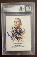 JOEY CHESTNUT AUTO SIGNED 2008 TOPPS ALLEN & GINTER HOT DOG BECKETT AUTO 10 GOAT