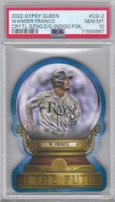 2022 Gypsy Queen Crystal Gazing Indigo Wander Franco Rookie #CG-2 PSA 10 (3667)