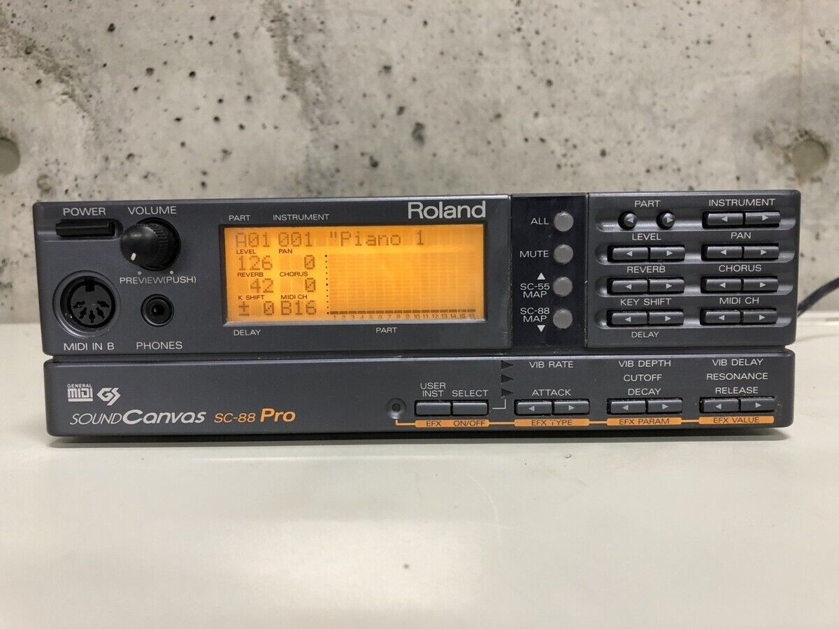 Roland SC-88pro SC88 Pro SOUND Canvas General MIDI sound modules