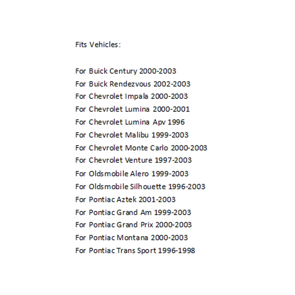 Engine Intake Manifold Gasket Set For Chevy Malibu Impala Alero Buick Rendezvous - Image 4 of 4