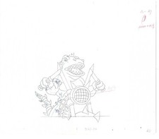 Street Sharks DIC Production Animation Cel Drawing 1994-1997 C-26