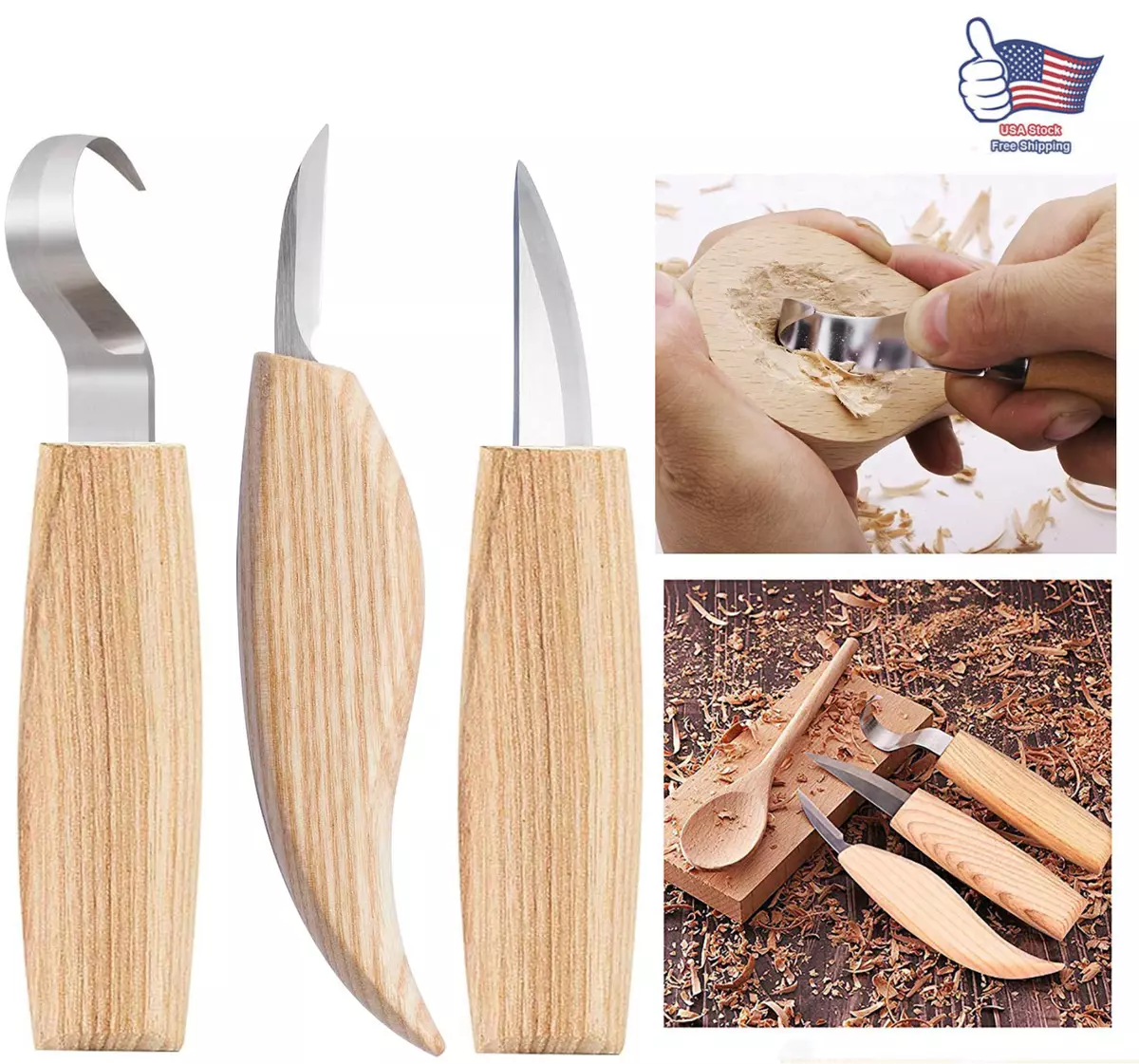 Wood Carving Tools Whittling Kit Whittling Kit Deluxe Spoon