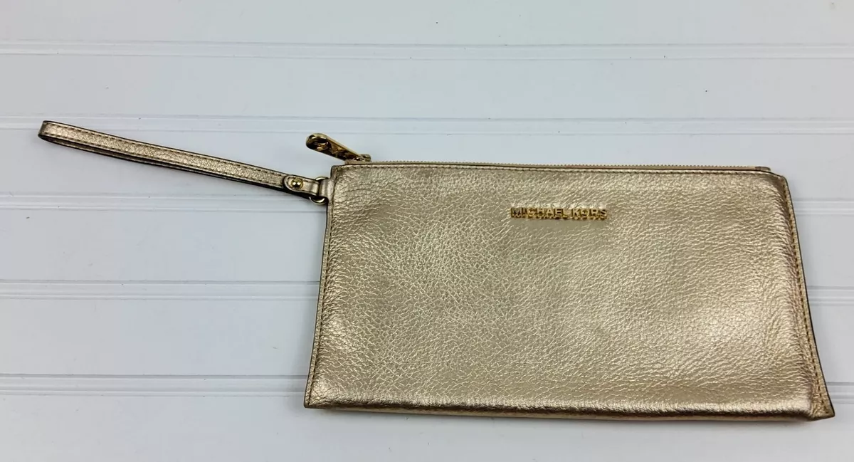 MICHAEL KORS: Michael wallet bag in laminated leather - Gold | Michael Kors  mini bag 32S3G7HC1M online at GIGLIO.COM