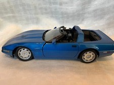 Maisto Corvette ZR-1 Blue Diecast Car 10" 1:18 Toy
