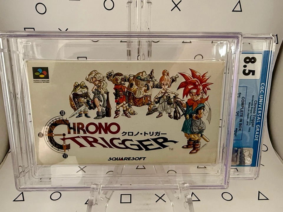 Chrono Trigger - Japanese Version - Nintendo Super Famicom - CGC 8.5, CIB - Image 4 of 4