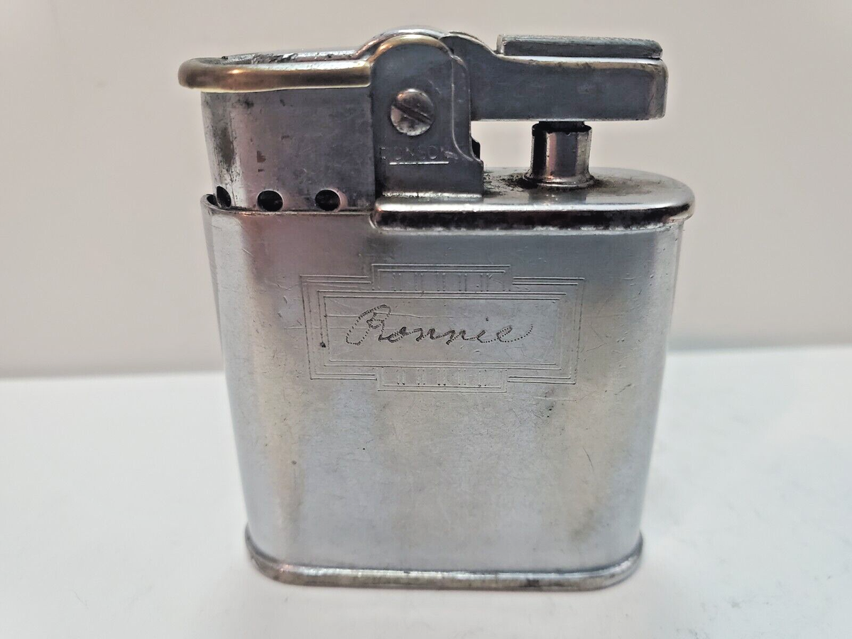 VINTAGE WORKING RONSON WHIRLWIND SILVER Tone LIGHTER 6177/26 | eBay