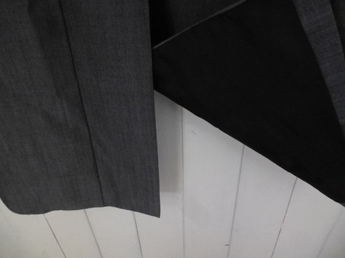 mens TORRE GREY WOOL+MOHAIR MORNING JACKET SIZE 38"R CHEST - Picture 5 of 6