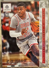 2022 Panini Chronicles Draft Picks Luminance E.J. Liddell RC #8 Pelicans