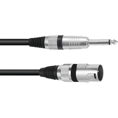 Omnitronic 3022519D XLR Adapterkabel [1x XLR-Stecker 3 polig - 1x Klinkenstecker