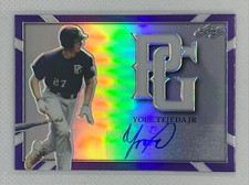 2021 LEAF PERFECT GAME METAL PURPLE REFRACTOR YOEL TEJEDA JR RC AUTO # 5/10