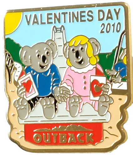 Outback Steakhouse Restaurant Valentine's Day 2010 Lapel Pin | eBay