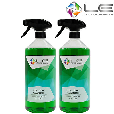 2x Liquid Elements Clay Lube Knet Gleitmittel für Reinigungsknete 1000ml