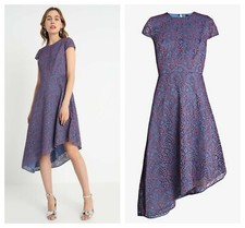 Banana Republic Lace Eyelet Dress 0P NWT Women Midi Tea Party Wedding Night Out