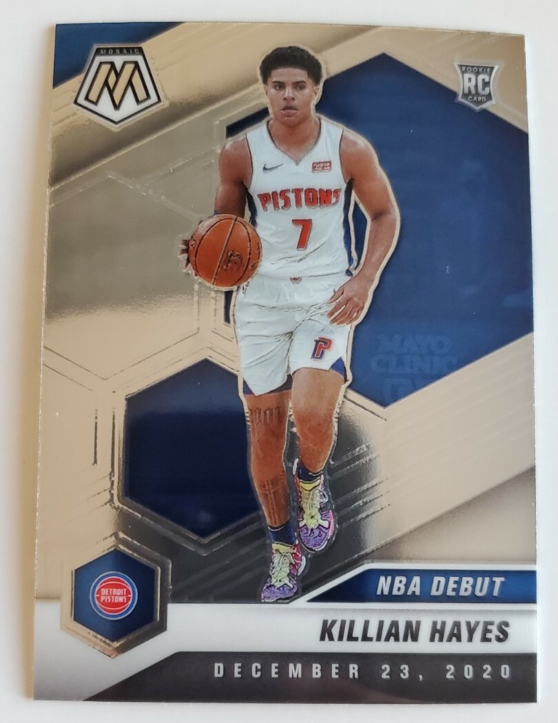 2020-21 Panini Mosaic Killian Hayes Detroit Pistons NBA Debut #270