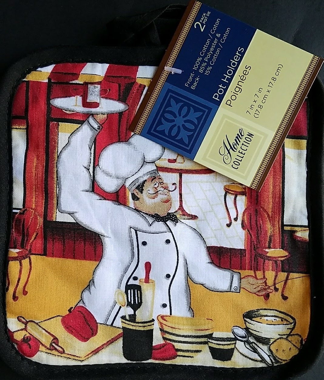 Kitchen Linen & Placemats French Chef Theme, Select: Items | eBay Australia