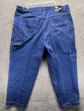 Vintage 90s Karl Kani Jeans Denim Baggy Carpenter Jeans 46x34 Y2K Designer RARE