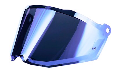 LS2 MX702 Pioneer II Visier blau verspiegelt iridium blue, Pinlock vorbereitet