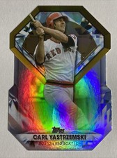 2022 Topps Series 1 Diamond Greats Diecut DGDC-7 Carl Yastrzemski Boston Red Sox