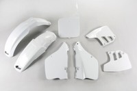 Set Plastics Motorradverkleidungen Suzuki RM 250 1992 Ufo Plast Weiß