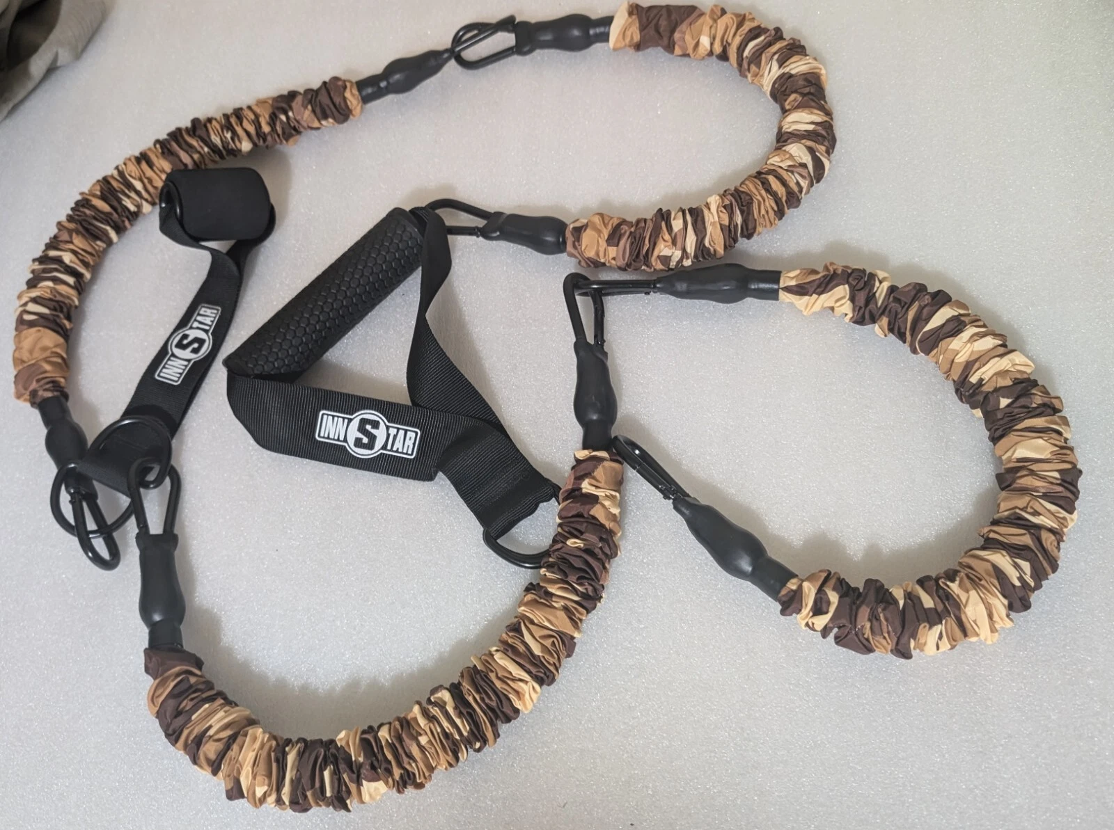 Innstar Resistance Bands Camo Part Lot AS SHOWN Attachment Home Gym LOOKS UNUSED