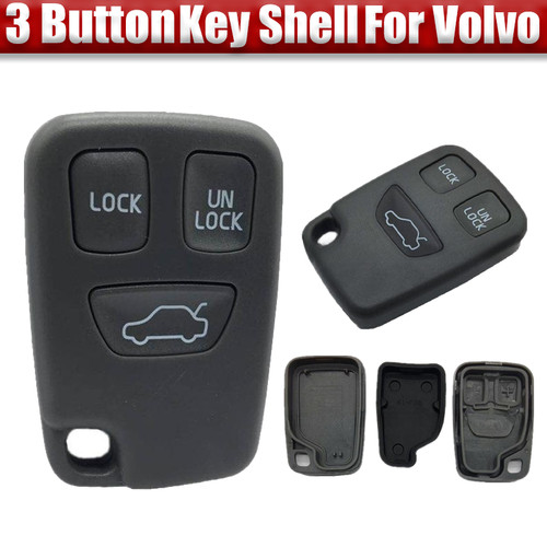 1 Pcs 3 Button Car Key Fob Shell Cover For Volvo XC90 XC70 S70 V70 C70 S40 V40