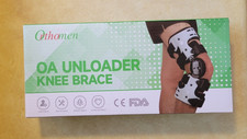 Orthomen OA Unloader Left Knee Brace, Adjustable Hinged Unisex Support. READ
