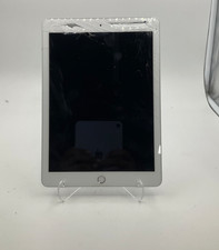 iPad 5. generacji 128GB srebrny A1822 (Wi-Fi) - iCloud OFF - pęknięty -2734