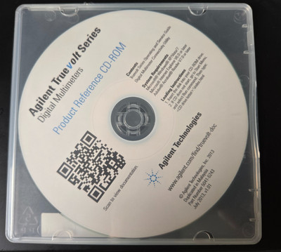 Agilent 5041-5243 True volt Series Digital Multimeters CD-ROM Product Reference