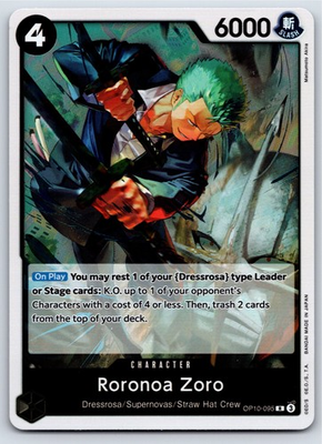 #ad One Piece OP10 095 Roronoa Zoro 095 R US Seller $1.24
