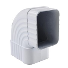 90  Gutter Elbow 2x3 Aluminum Downspout Roofing downspout white