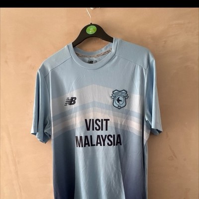 Cardiff City 2022/2023 Away Fußball Trikot Herren Large - Original