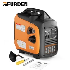 Efurden Inverter Generator Quiet Gas Powered Generator 2500W Portable CO Sensor