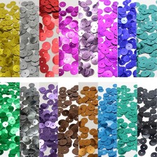 5000pcs Metallic Color 6mm PVC Flat Round loose sequins Paillette sewing Wedding