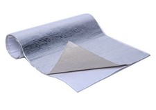 Thermal Barrier Adhesive Backed Heat Mat 12''x24'' - Aluminized Heat Shield