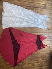 Lot Of 2 Vintage 80s-90s Victoria s Secret Night Gowns Lingerie Rare Size M