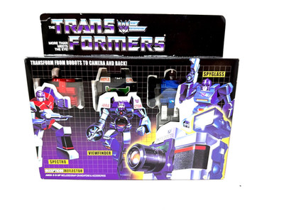Transformers G1 Decepticon Reflector Camera Reissue Spectro Viewfinder Spyglass