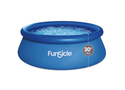 [ BIG SALE ] Funsicle 8 Feetx30Inches QuickSet Inflatable Pool with Filter Pump