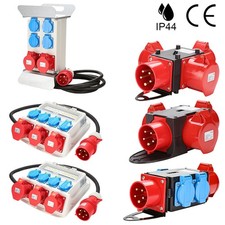 Stromverteiler Wandverteiler Starkstrom Baustromverteiler CEE Adapter Steckdose