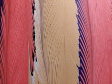 Schönes HAND MARMORPAPIER H14 Buchbinder Buchbinderei BOOKBINDING Buchbinden