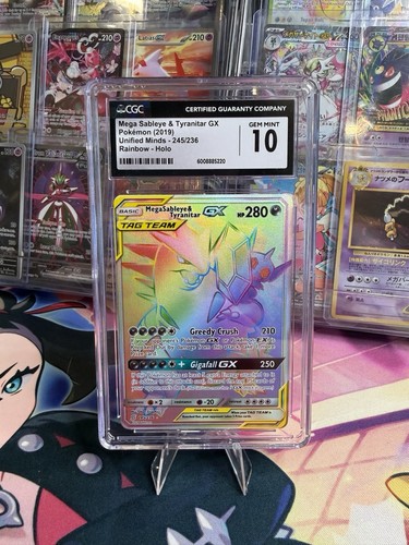 Mega Sableye & Tyranitar-GX graded CGC 10 for sale on eBay